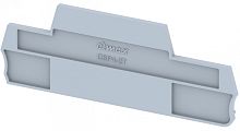Концевая пластина для клемм, серая CSP4-2T-GREY | код 3910980000 | Elmex