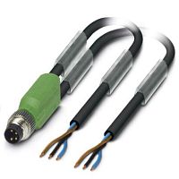 Кабель для датчика / исполнительного элемента SAC-3P-M8Y/2X 5,0-PUR | код 1458648 | PHOENIX CONTACT
