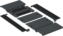 ITK by ZPAS Панель осн. шкафа рол. 800х1200 чер. РФ | код ZP-BP05-800-1200-RS-R | ITK by IEK