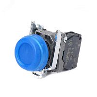 Кнопка SB4 в сборе модульная 22мм выступающая синяя с возвратом металл 1НО | код SB4BP61 | Systeme Electric