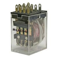 Электромагнитное реле RUICHI 4453(18F)-4 (HH54P) 5А, 4C: 4PDT | код 109075 | Ruichi