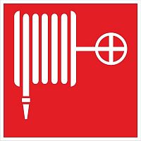 Знак F 02 Пожарный кран 150х150 мм, пленка самоклеящаяся ГОСТ Р 12.4.026-2001 EKF | код an-f-02 | EKF