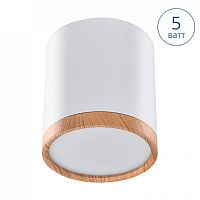 Светильник накладной Luminarte SPOT07 Тип ламп 5W LED 375LM 4000K материал: металл d68*h75 1/40 | код SPOT07-CLL5W-1 | LuminArte