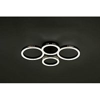 Светильник светодиодный Flora 6191-201 LED 75Вт 3000-6000К потолочн. черн. с пультом Rivoli Б0068425