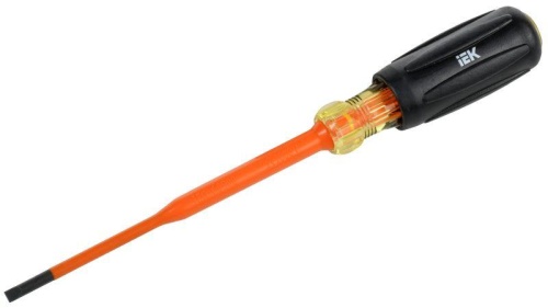 Отвертка диэлектрическая SLIM SL3.5х100 Т3 ARMA2L 5 | код A2L5-SC31-T3-SL-35-100 | IEK