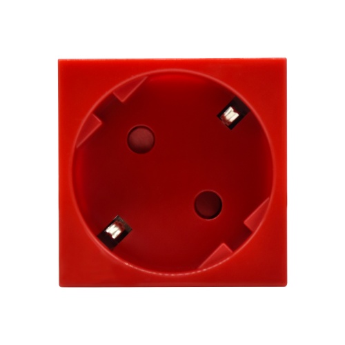 PRIMER РКС-20-32-П-45 Розетка 45град з/к з/ш в/з красн. IEK | код PR-KK40D-RSZH-2-2-45-K04 | IEK фото 5