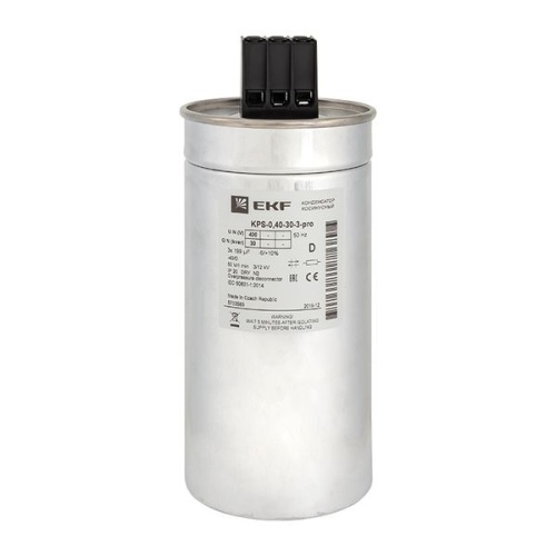 Конденсатор косинусный КПС-0,4-30-3 PRO | код kps-0,4-30-3-pro | EKF фото 2 Конденсатор косинусный КПС-0,4-30-3 PRO | код kps-0,4-30-3-pro | EKF фото 2