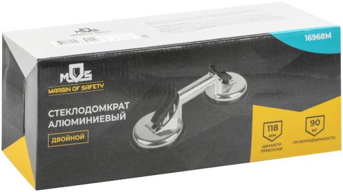Стеклодомкрат алюминиевый двойной MOS 16968М фото 3 Стеклодомкрат алюминиевый двойной MOS 16968М фото 3