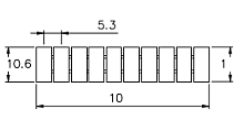 305801/1...10V Маркировочная пластина, шт | код 305801/1...10V | SUPU