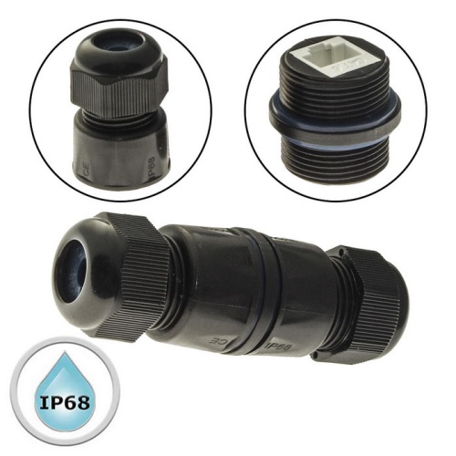 Разъём герметичный SZC RJ45M25Z2-6A, 10BASE-T,100 BASE-T, 1000 BASE-T | код 107893 | SZC