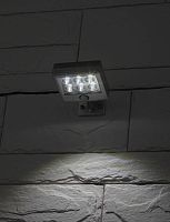 Прожектор садовый ERAFS024-07 6LED 150лм с датчиком движения выносная солнечная батарея | Код. Б0044247 | ЭРА