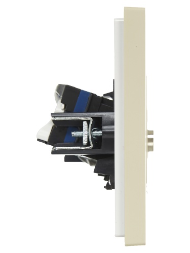 FORTE&PIANO Роз. двойная TV+RJ45 кат.6 FP437 ван. IEK | код FP-AK20-2-K10 | IEK фото 3