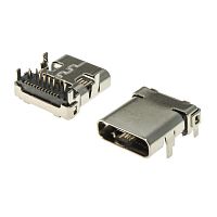 Разъём USB RUICHI USB3.1 TYPE-C 24PF-002, 24 контакта | код 107846 | Ruichi