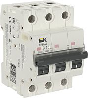 ARMAT Автоматический выключатель M10N 3P C 40А | код AR-M10N-3-C040 | IEK 