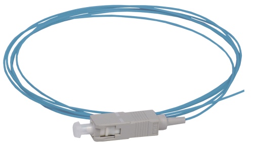 ITK Оптический коммутационный монтажный шнур (пигтеил), (MM), 50/125 (OM4), SC/UPC, LSZH, 1,5м | код FPT5004-SCU-C1L-1M5 | IEK