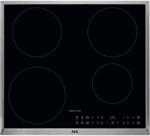 Индукционная варочная поверхность AEG IKB64301XB черный/нержавеющая сталь | код 2048759 | AEG