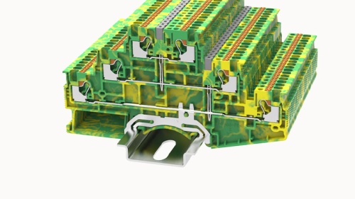 DS1.5-3L-PE-01P-1C-00Z(H), Клемма PUSH-IN, 1.5 мм.кв., 3 ур., PE, шт | код 11040000209 | DEGSON