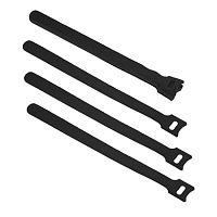 Cabeus CLAMP-210-BK Хомут для кабеля, липучка с мягкой застежкой, 210x14 мм, черный (10 шт.) | код 9361c | Cabeus
