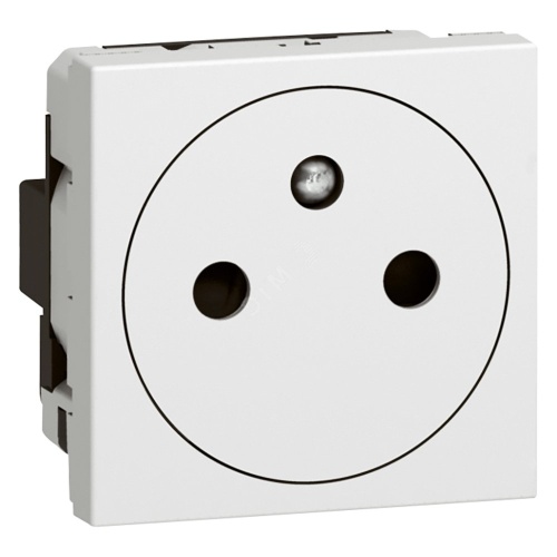 Mosaic Розетка 2К+З Schuko лицевая панель заподлицо | код 77132 | Legrand