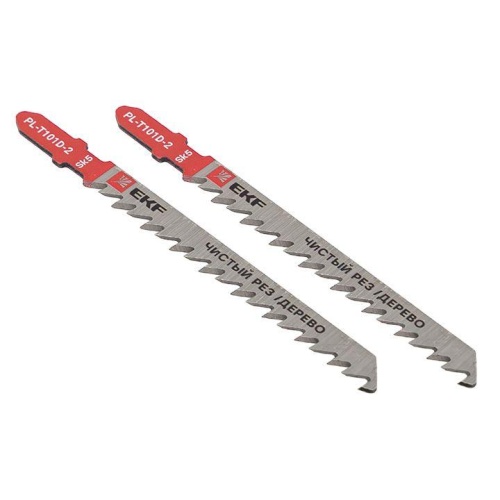 Пилка для электролобзика T101D (чистовой рез по дереву)(SK5) (уп.2шт) Expert | код pl-t101d-2 | EKF Пилка для электролобзика T101D (чистовой рез по дереву)(SK5) (уп.2шт) Expert | код pl-t101d-2 | EKF