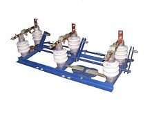 Разъединитель РЛНД-1-10-630 У1 с прив. ПРНЗ-10 | код ЦБ-00004166 | Электрофарфор