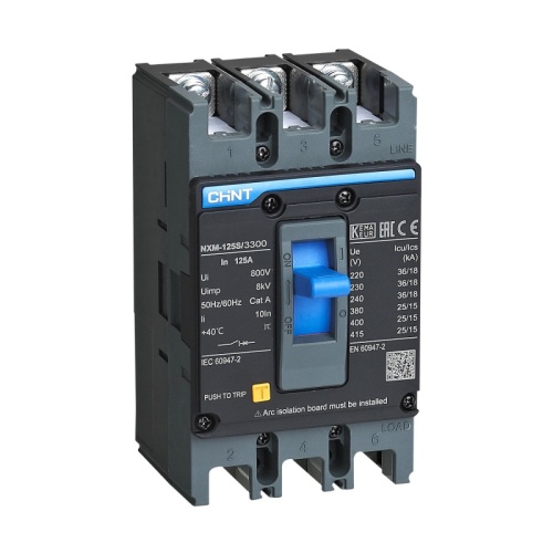 Автоматический выключатель NXM-125H/3Р 80A 50кА (CHINT) | код 844290 | CHINT