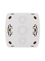 DEMET Розетка без заземления наружная белая | код 711-0200-121 | Lezard