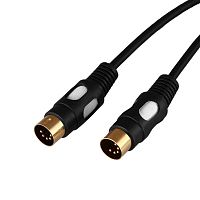 Шнур DIN 5PIN Plug - DIN 5PIN Plug 1.5м (GOLD) | код 17-2522 | Rexant