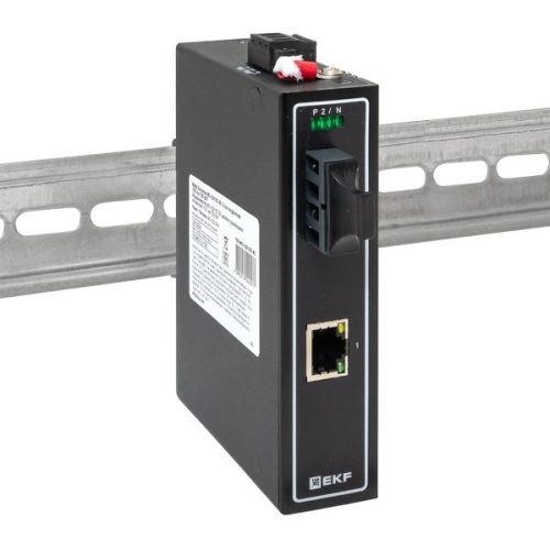 Медиаконвертер 10/100/1000Base-TX в 1000Base-X, разъем SC, двойное одномодовое оптоволокно, 1310нм TSX EKF | код TSX-MC-1GX1GT-SC | EKF фото 3