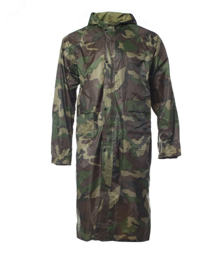 Плащ Ливень нейлон КМФ р. XL | код 101237 | Эталон-Спецодежда