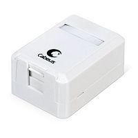 Cabeus MB-1 Корпус внешней настенной розетки на 1 Keystone | код 7445c | Cabeus