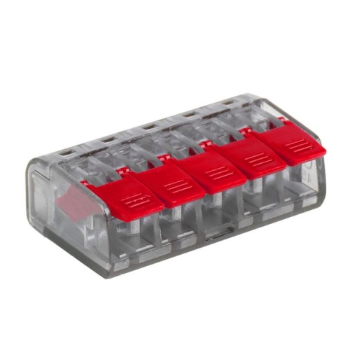 Клемма СМК 221-415 5 отверстий 0,2-4,0 мм2 блистер (5шт,) PROxima | код plc-smk-221-415b | EKF фото 3