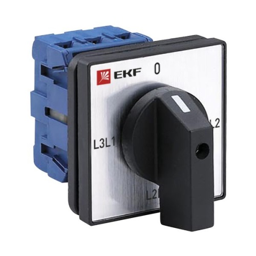 Переключатель кулачковый ПК-1-73 10А 3P для вольтметра линейное напряжение PROxima | код pk-1-73-10 | EKF фото 2