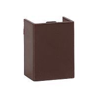 Соединитель (20х10) (4 шт) темное дерево-Plast | код cond-20-10x4 | EKF