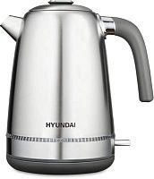 Чайник электрический Hyundai HYK-S5806 1.7л. 2200Вт серебристый матовый/черный (корпус: нержавеющая сталь) | код 1717752 | HYUNDAI