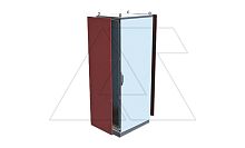 Боковые панели NEO 2000x600мм (ВxГ), RAL7035, IP55, 2шт. | код 632-206 | Tekpan