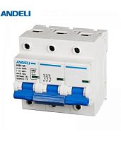 Авт. выкл. ADB3-125 3P 125A 6KA х-ка C (ANDELI) | код ADL01-654 | ANDELI