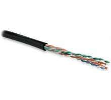 Кабель витая пара U/UTP кат.5e 4х2х24AWG solid PE OUTDOOR UUTP4-C5E-S24-OUT-PE-BK-500 черн. 500м | код 49118 | Hyperline