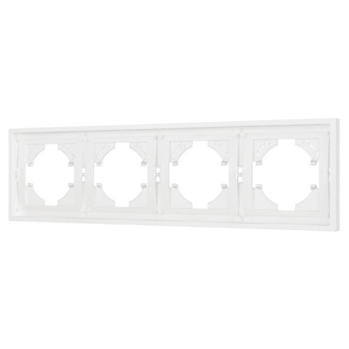 Рамка пластиковая FRM-TENDO-SFPL-4-WH Arlight 054656 Рамка пластиковая FRM-TENDO-SFPL-4-WH Arlight 054656