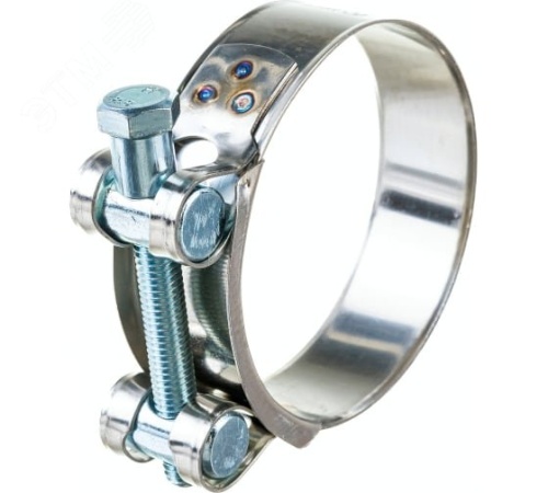 Хомут ленточный с болтом 140-148 W2 нержавеющая сталь 2.1 140-148/25 Н ГОСТ 28191-89 | код SIL140-148RB42 | Мир хомутов