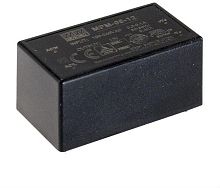 Источник питания AC-DC, 4.1Вт, вход 80...264В AC 47...440 Гц, выход 3.3В/1.25А, изоляция 4000В AC, в кожухе 45.7х25.4х21.5мм, -40...+85C | код MPM-05-3.3 | MeanWell
