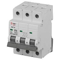 Выключатель автоматический ВА47-63 3P 16А кривая D 4,5кА PRO VA63-3P16D4.5 ЭРА | код Б0059477 | ЭРА
