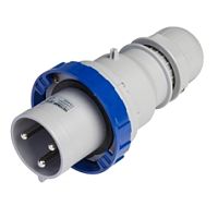 Разъем пром. силовой CEE кабельный, штекер, 63A, 2P+E 6h, 200_250VAC 50/60Hz, IP66/IP67/IP69, серия OPTIMA | код 218.6333 | Scame