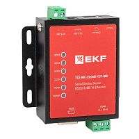 Преобразователь RS-232/485 в Ethernet, Modbus TCP/RTU/ASCII TSX EKF | код TSX-MC-232/485-TCP-MB | EKF