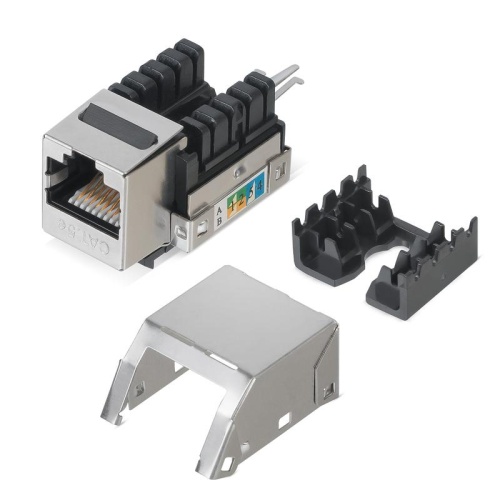 Вставка Keystone Jack RJ45 кат.5E экранир. WR-KJ-RJ45-C5E-SH-90 90град. заделка тип 110 | код 505213 | WRline