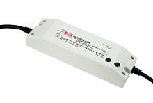 Источник питания AC-DC, 80Вт, IP64, вход 90…305В AC, 47…63Гц/127…431В DC, ККМ, выход 42В/1.95А, рег. выхода 1.17…1.95A, изоляция 3750В AC, в кожухе 181х61.5х35мм, -30…+50С. Рег-ка вых. тока по кабелю | код HLN-80H-42B | MeanWell