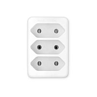 Сетевой разветвитель Buro BU-PS3F-W (3 розетки) белый (пакет ПЭ) | код 352750 | BURO
