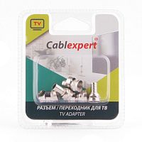 F Коннектор Cablexpert SPL6-03, для кабеля RG6, 5шт | код SPL6-03 | Cablexpert