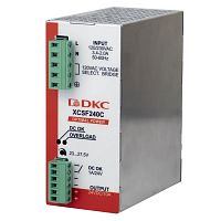 Источник питания OPTIMAL POWER, однофазный, 240Вт, 10А, 24В, с ORing диодом | код XCSF240CP | DKC