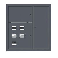 Щит этажный 5 кв. RAL7016 (1000х950х150) EKF PROxima | код mb29-v-5-ral7016 | EKF